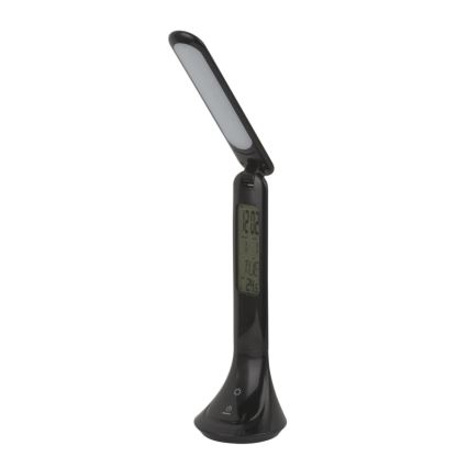 Globo - LED Zatemnitvena polnilna namizna svetilka s zaslon LED/4W/230V 2200 mAh črna