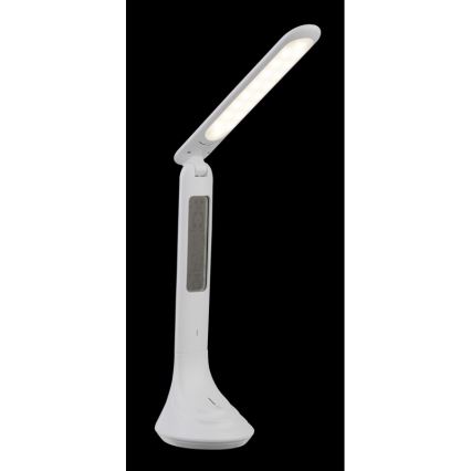 Globo - polnilna LED namizna svetilka z zaslonom in nastavljivo svetlostjo LED/4W/230V 2200 mAh bela