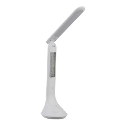 Globo - LED Zatemnitvena polnilna namizna svetilka s zaslon LED/4W/230V 2200 mAh bela