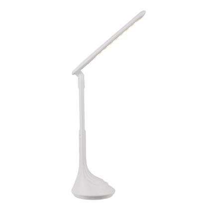 Globo - LED Zatemnitvena polnilna namizna svetilka s zaslon LED/4W/230V 2200 mAh bela