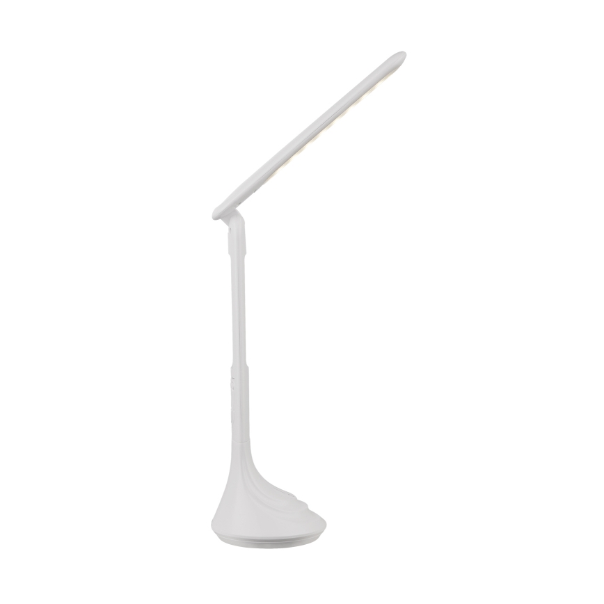 Globo - LED Zatemnitvena polnilna namizna svetilka s zaslon LED/4W/230V 2200 mAh bela