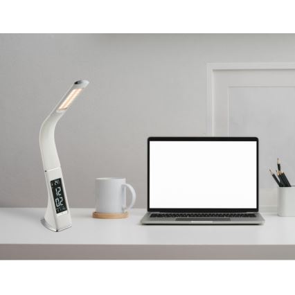 Globo - LED namizna svetilka na dotik z zaslonom in možnostjo zatemnitve LED/6,5W/230V 3000/4500/5800K bela
