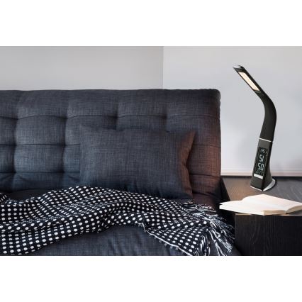 Globo - LED namizna svetilka na dotik z zaslonom in možnostjo zatemnitve LED/6,5W/230V 3000/4500/5800K črna