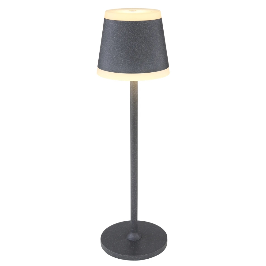 Globo - LED Zatemnitvena polnilna namizna svetilka na dotik LED/4,6W/3,7V 3000K 1800mAh siva IP54