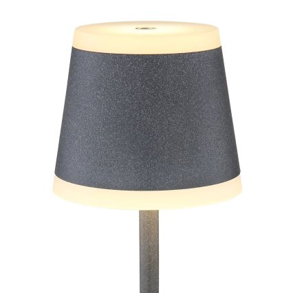 Globo - LED Zatemnitvena polnilna namizna svetilka na dotik LED/4,6W/3,7V 3000K 1800mAh siva IP54