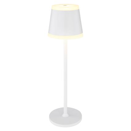 Globo - LED Zatemnitvena polnilna namizna svetilka na dotik LED/4,6W/230V 1800 mAh USB IP54 bela