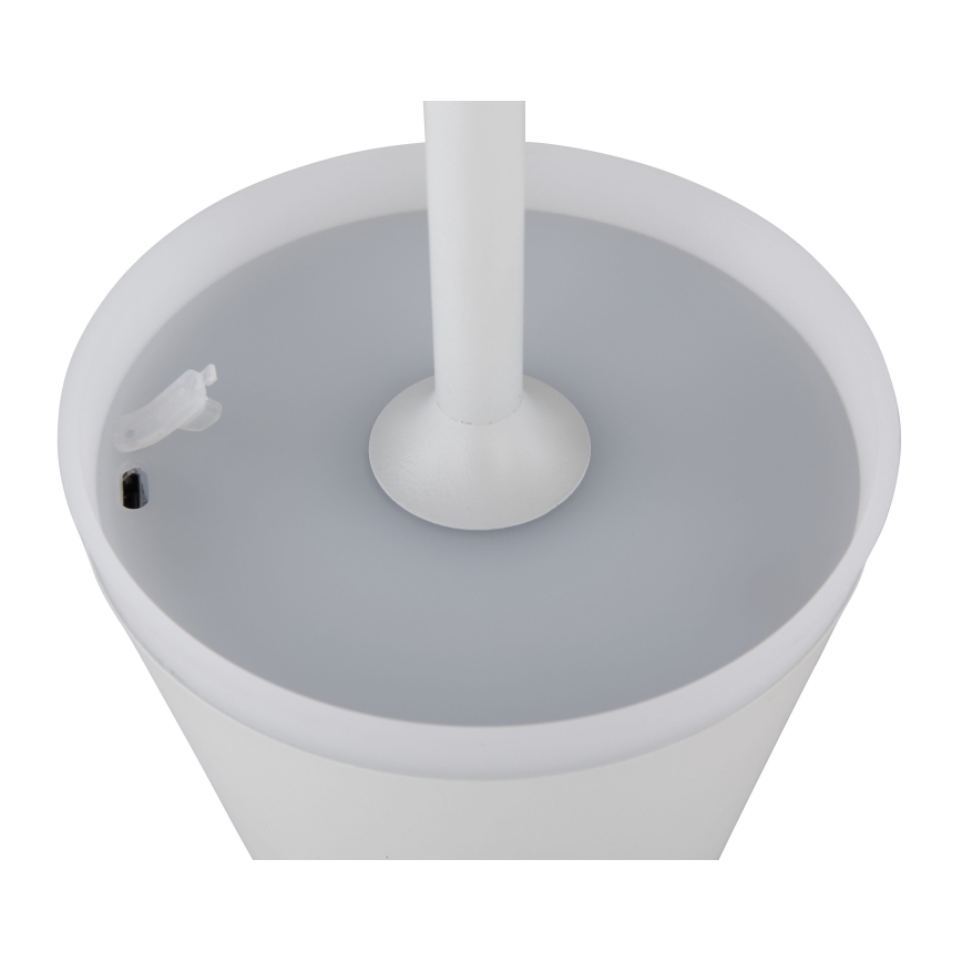 Globo - LED Zatemnitvena polnilna namizna svetilka na dotik LED/4,6W/230V 1800 mAh USB IP54 bela