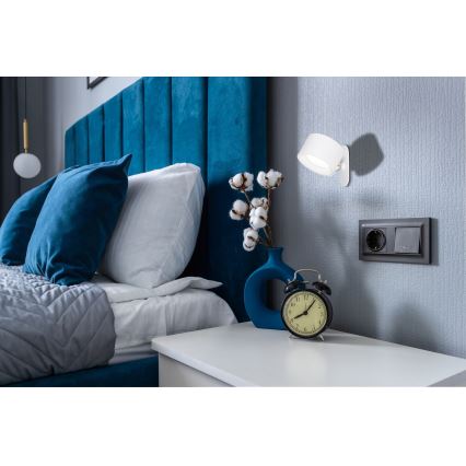 Globo - LED Zatemnitvena namizna svetilka na dotik 4v1 LED/4W/5V 3000/4000/5000K 1200 mAh bela