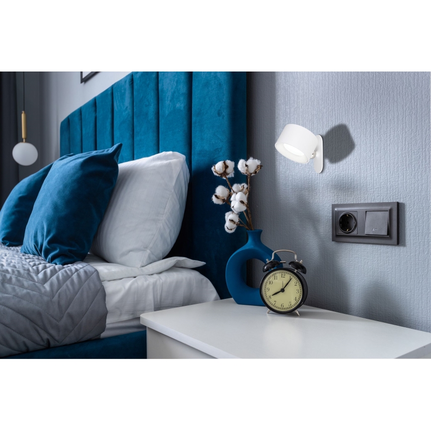 Globo - LED Zatemnitvena namizna svetilka na dotik 4v1 LED/4W/5V 3000/4000/5000K 1200 mAh bela