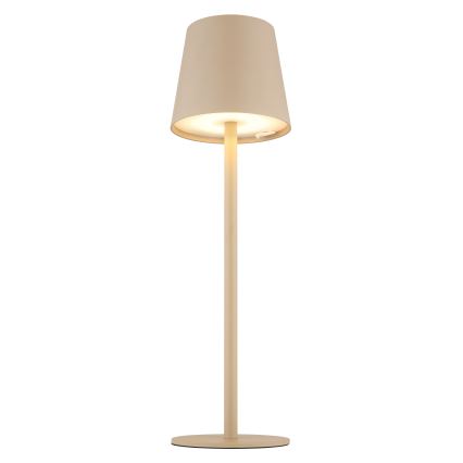 Globo - LED Zatemnitvena zunanja svetilka na dotik LED/3W/3,7V IP44 1800 mAh USB bež