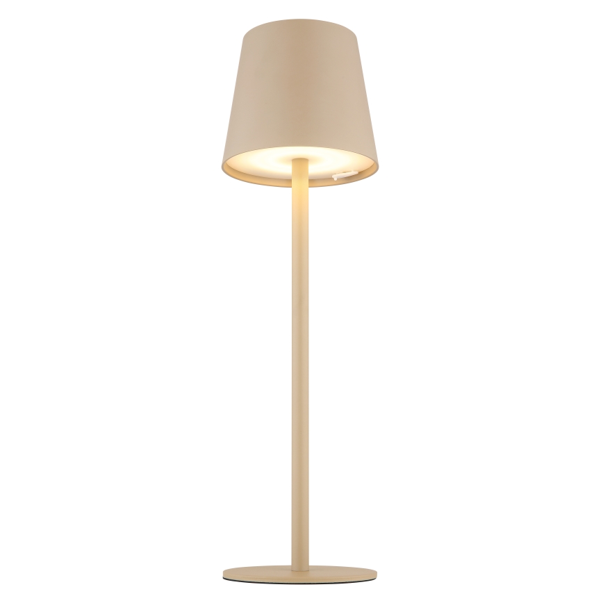 Globo - LED Zatemnitvena zunanja svetilka na dotik LED/3W/3,7V IP44 1800 mAh USB bež