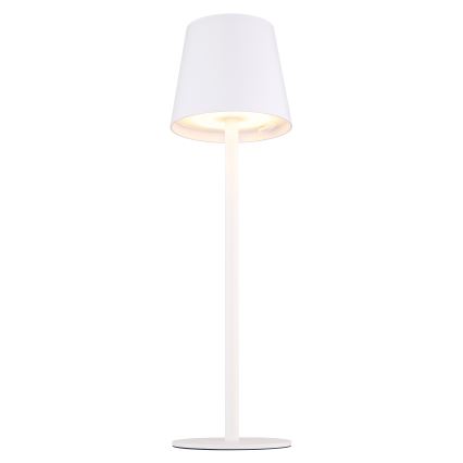 Globo - LED Zatemnitvena zunanja svetilka na dotik LED/3W/3,7V IP44 1800 mAh USB bela