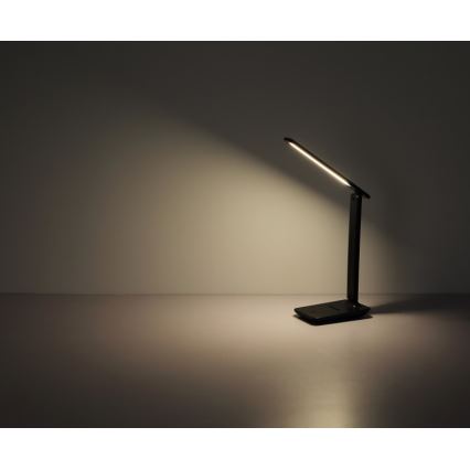 Globo - LED Zatemnitvena polnilna namizna svetilka na dotik LED/5W/5V 2700/4000/6500K 1800 mAh črna
