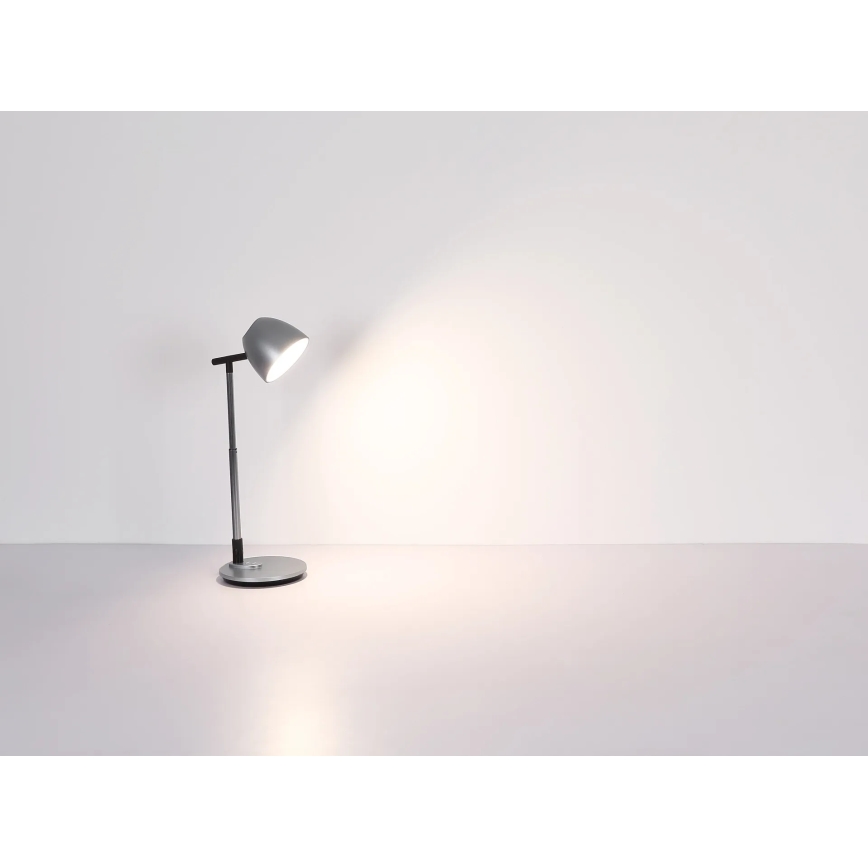 Globo - LED Zatemnitvena namizna svetilka na dotik LED/7,5W/230V 3000K/4000K/6500K siva