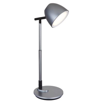 Globo - LED Zatemnitvena namizna svetilka na dotik LED/7,5W/230V 3000K/4000K/6500K siva