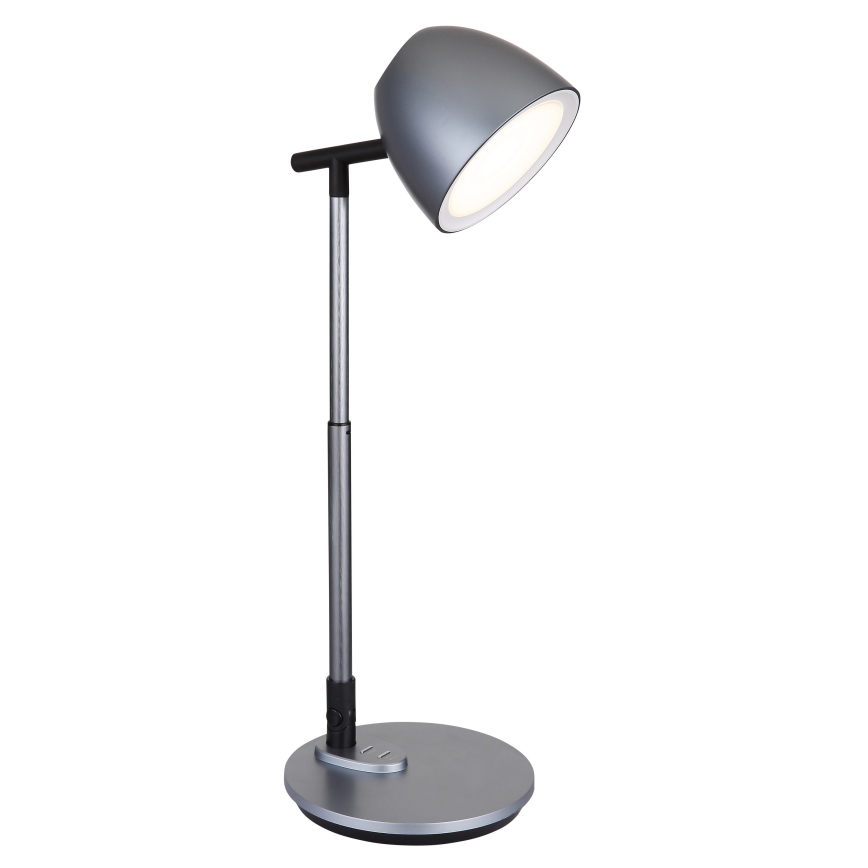 Globo - LED Zatemnitvena namizna svetilka na dotik LED/7,5W/230V 3000K/4000K/6500K siva