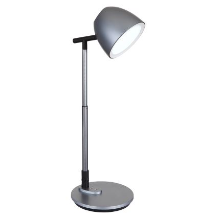 Globo - LED Zatemnitvena namizna svetilka na dotik LED/7,5W/230V 3000K/4000K/6500K siva
