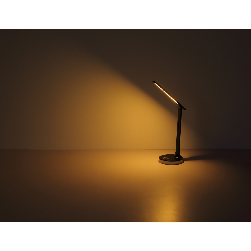 Globo - LED RGBW Zatemnitvena namizna svetilka na dotik LED/5W/230V + LED/2W 2700K/4000K/6500K bela