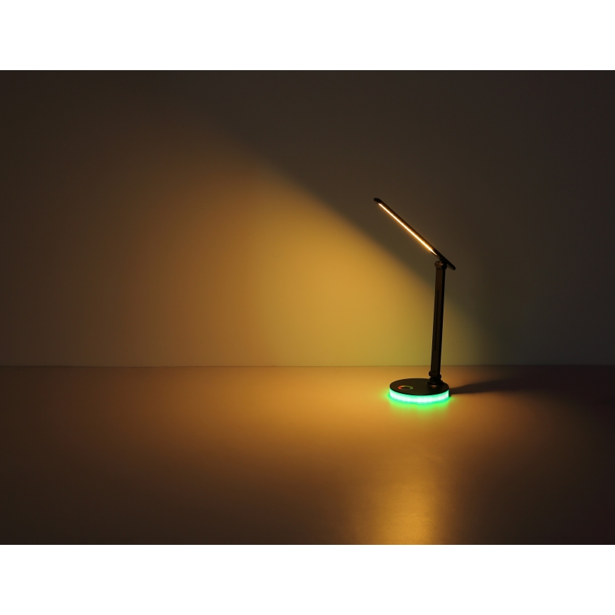 Globo - LED RGBW Zatemnitvena namizna svetilka na dotik LED/5W/230V + LED/2W 2700K/4000K/6500K bela