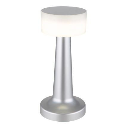 Globo - LED Zatemnitvena namizna svetilka na dotik LED/1W/3,7V 2700K/4000K/6500K 800 mAh USB mat krom