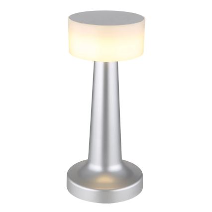 Globo - LED Zatemnitvena namizna svetilka na dotik LED/1W/3,7V 2700K/4000K/6500K 800 mAh USB mat krom