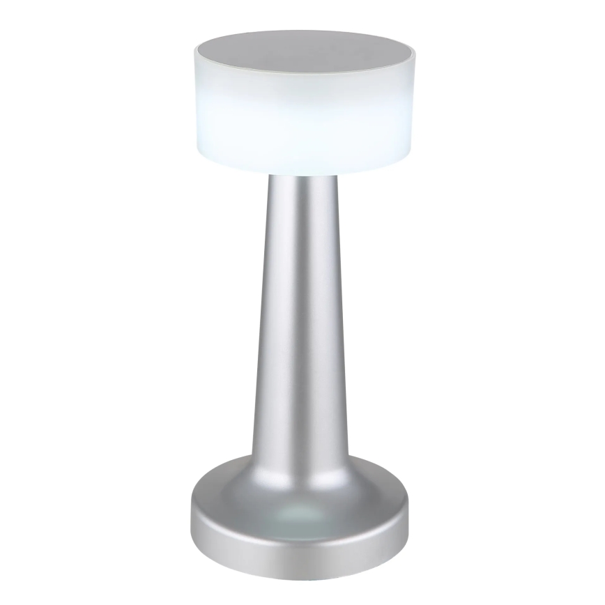 Globo - LED Zatemnitvena namizna svetilka na dotik LED/1W/3,7V 2700K/4000K/6500K 800 mAh USB mat krom