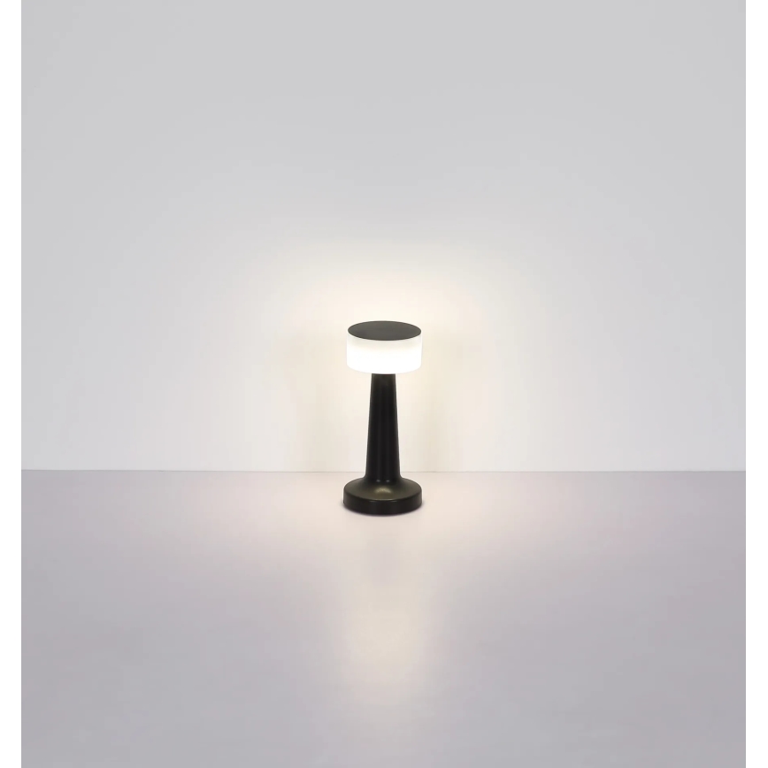 Globo - LED Zatemnitvena namizna svetilka na dotik LED/1W/3,7V 2700K/4000K/6500K 800 mAh USB črna