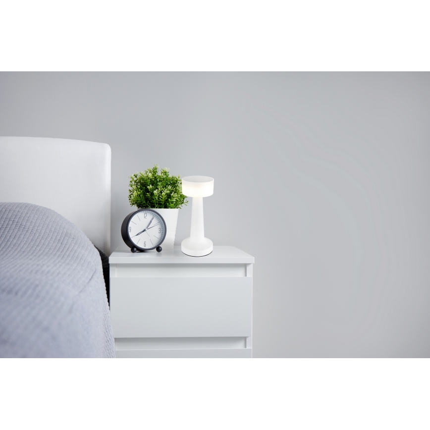 Globo - LED Zatemnitvena namizna svetilka na dotik LED/1W/3,7V 2700K/4000K/6500K 800 mAh USB bela