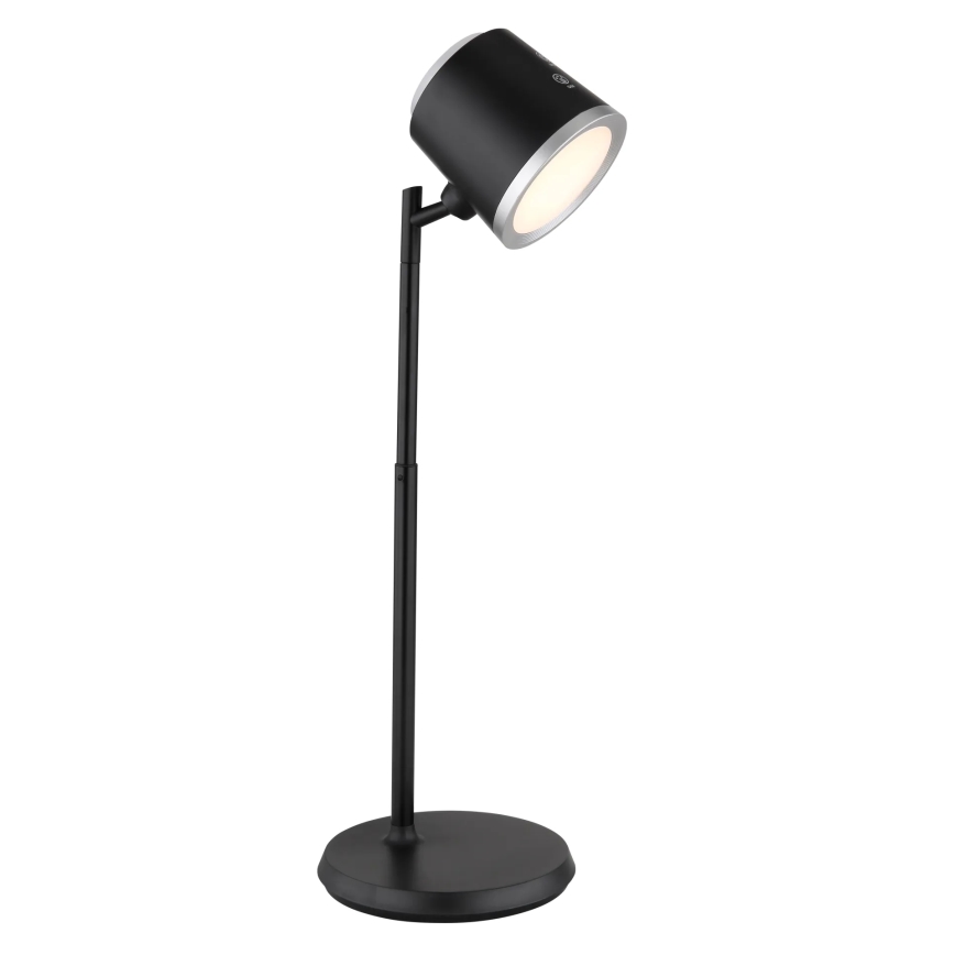 Globo - LED Zatemnitvena namizna svetilka na dotik 4v1 LED/6W/3,7V 3000K/4000K/6500K 1500 mAh USB črna