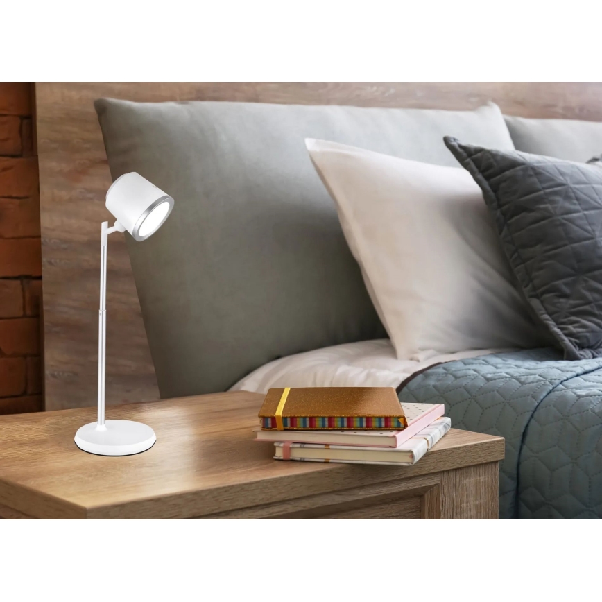 Globo - LED Zatemnitvena namizna svetilka na dotik 4v1 LED/6W/3,7V 3000K/4000K/6500K 1500 mAh USB bela