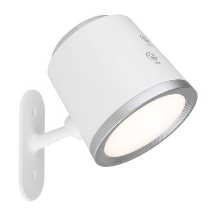 Globo - LED Zatemnitvena namizna svetilka na dotik 4v1 LED/6W/3,7V 3000K/4000K/6500K 1500 mAh USB bela
