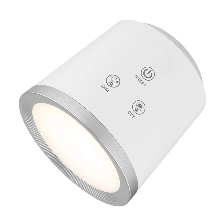 Globo - LED Zatemnitvena namizna svetilka na dotik 4v1 LED/6W/3,7V 3000K/4000K/6500K 1500 mAh USB bela