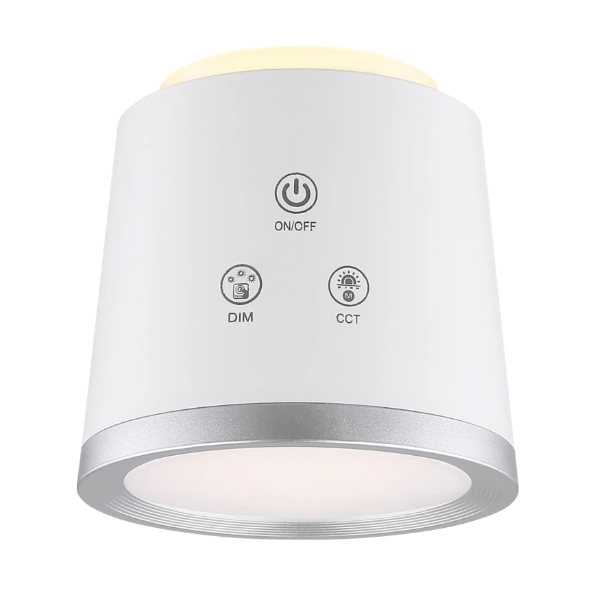 Globo - LED Zatemnitvena namizna svetilka na dotik 4v1 LED/6W/3,7V 3000K/4000K/6500K 1500 mAh USB bela