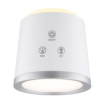 Globo - LED Zatemnitvena namizna svetilka na dotik 4v1 LED/6W/3,7V 3000K/4000K/6500K 1500 mAh USB bela