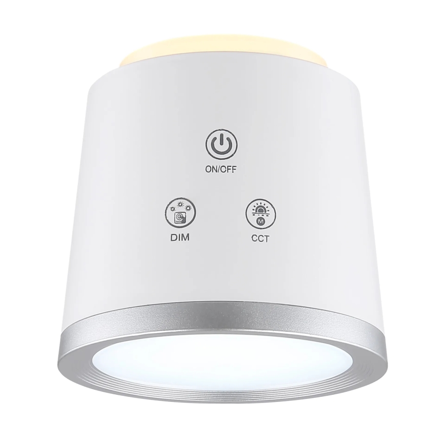 Globo - LED Zatemnitvena namizna svetilka na dotik 4v1 LED/6W/3,7V 3000K/4000K/6500K 1500 mAh USB bela