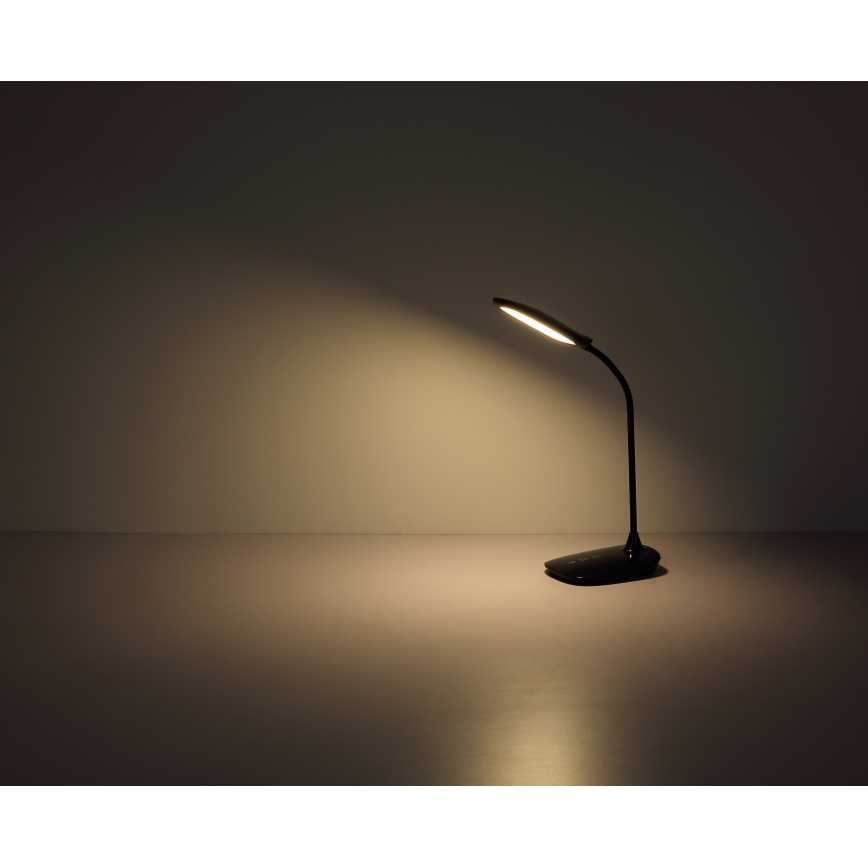 Globo - LED Zatemnitvena namizna svetilka na dotik LED/9W/230V 3000K/4000K/6500K CRI 90 črna