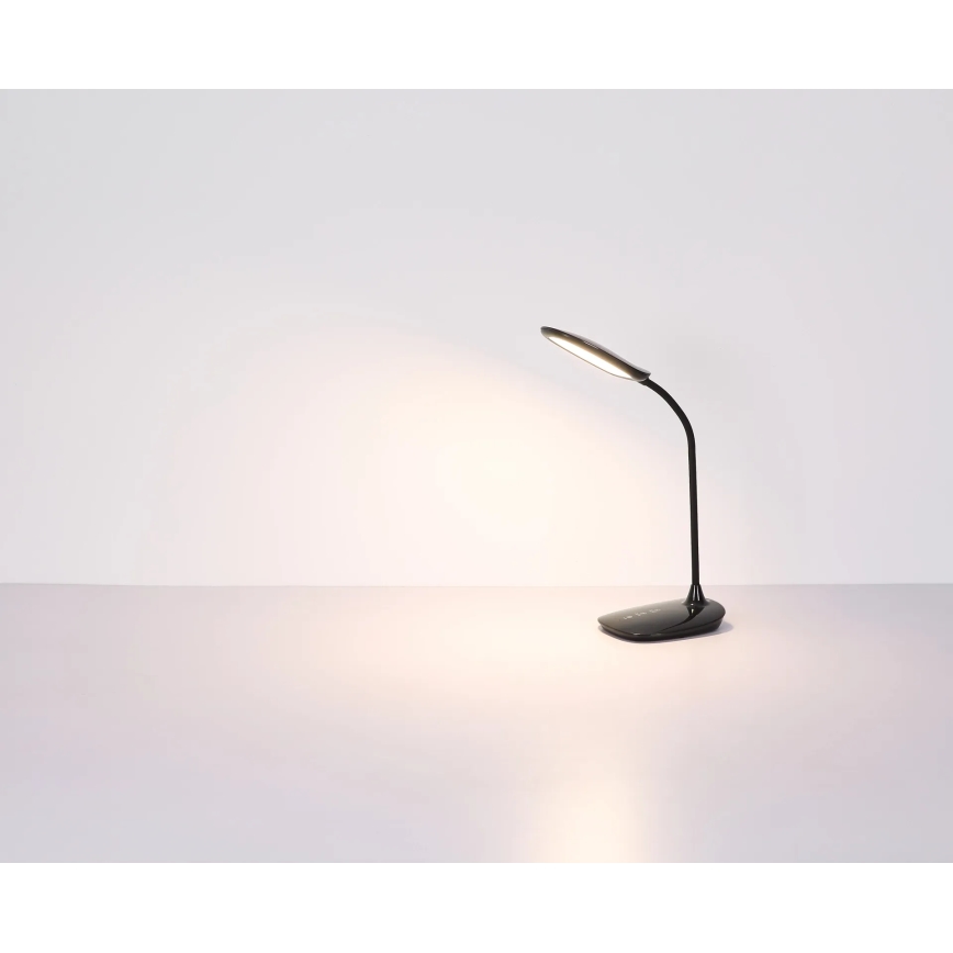 Globo - LED Zatemnitvena namizna svetilka na dotik LED/9W/230V 3000K/4000K/6500K CRI 90 črna