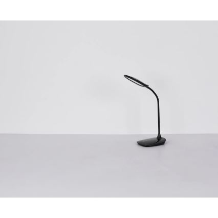 Globo - LED Zatemnitvena namizna svetilka na dotik LED/9W/230V 3000K/4000K/6500K CRI 90 črna