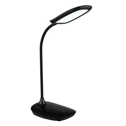 Globo - LED Zatemnitvena namizna svetilka na dotik LED/9W/230V 3000K/4000K/6500K CRI 90 črna