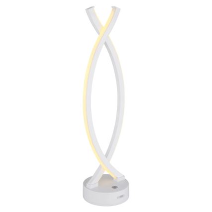 Globo - LED Zatemnitvena namizna svetilka na dotik LED/1W/3,7V 3000K 1800 mAh USB bela