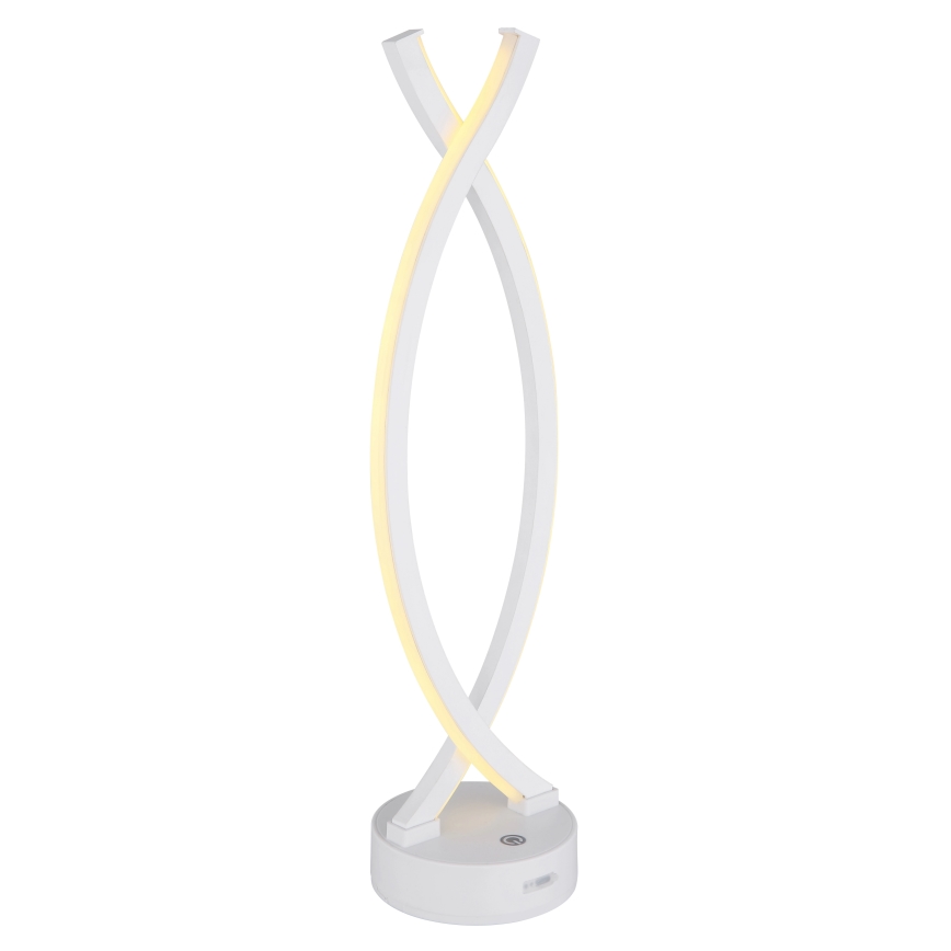 Globo - LED Zatemnitvena namizna svetilka na dotik LED/1W/3,7V 3000K 1800 mAh USB bela