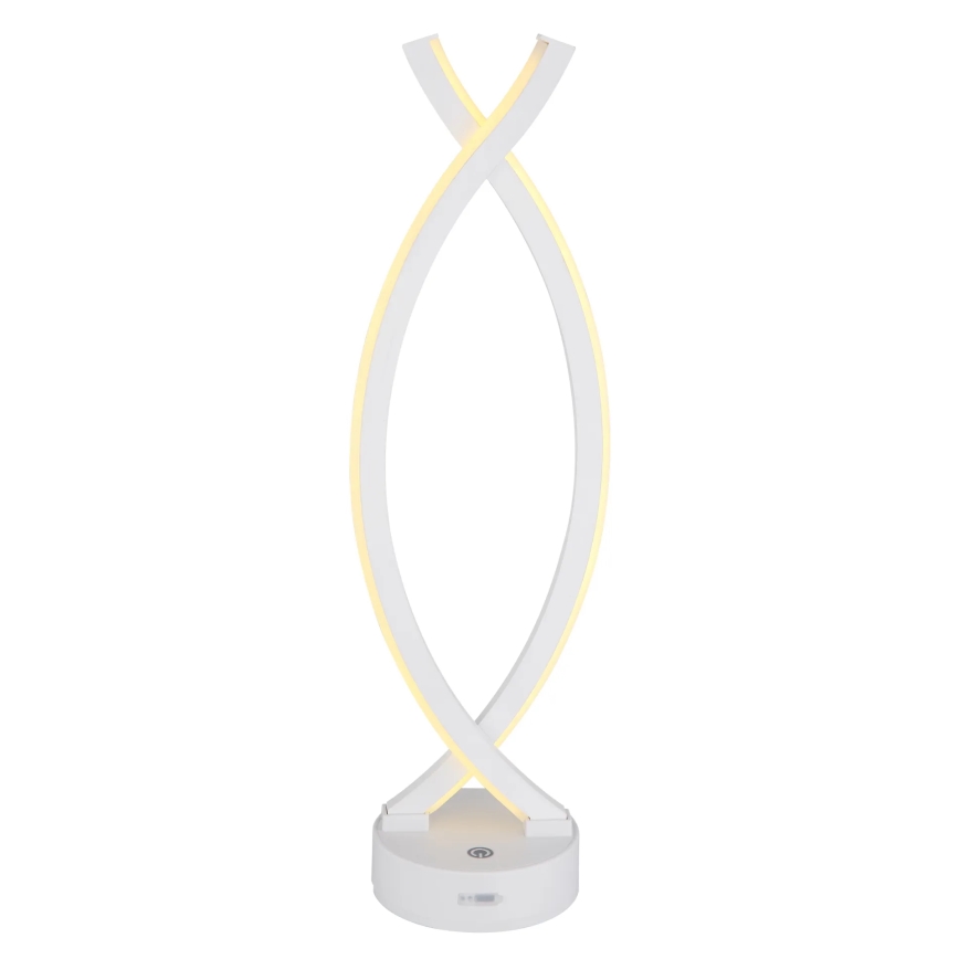 Globo - LED Zatemnitvena namizna svetilka na dotik LED/1W/3,7V 3000K 1800 mAh USB bela