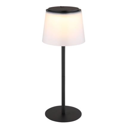 Globo - LED zatemnitvena na dotik za zunanjo uporabo, namizna svetilka LED/1,8W/5V IP44 1800 mAh črna/bela