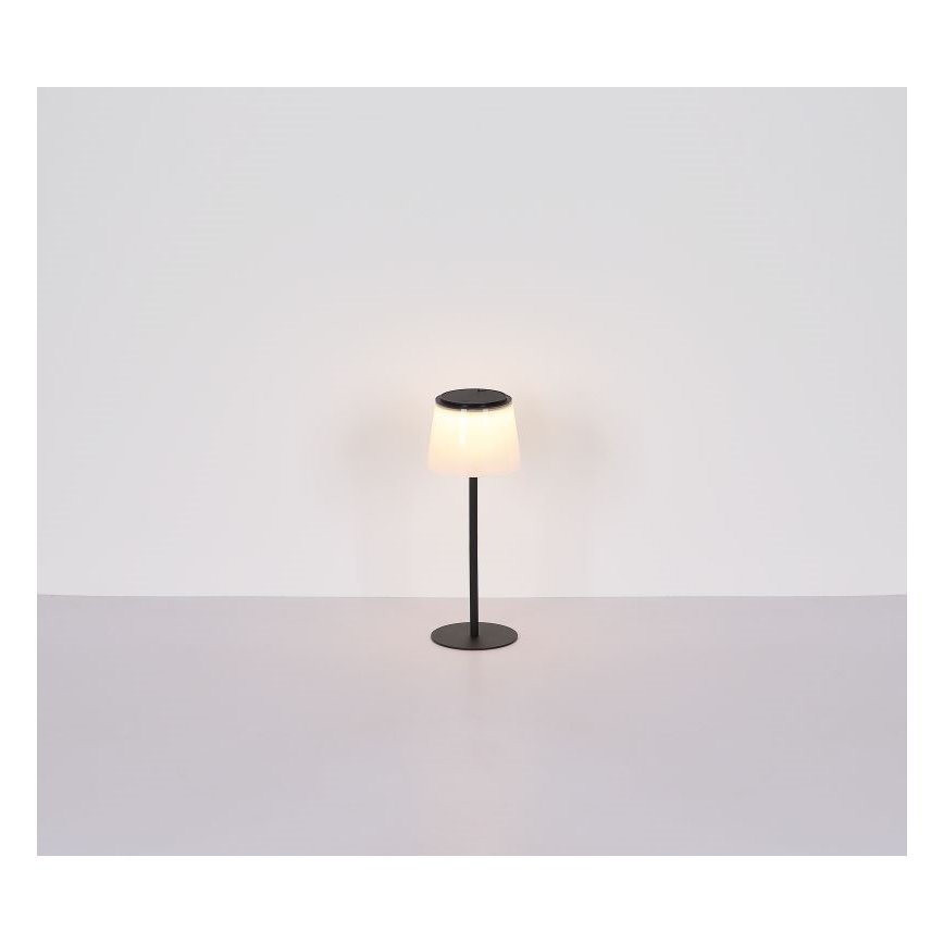 Globo - LED Zatemnitvena na dotik zunanja namizna svetilka LED/1,8W/5V IP44 1800 mAh črna/bela