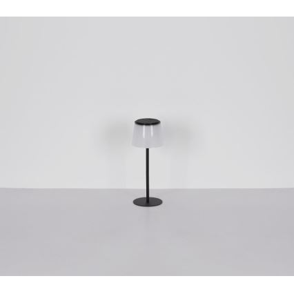 Globo - LED Zatemnitvena na dotik zunanja namizna svetilka LED/1,8W/5V IP44 1800 mAh črna/bela