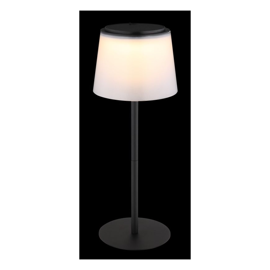 Globo - LED Zatemnitvena na dotik zunanja namizna svetilka LED/1,8W/5V IP44 1800 mAh črna/bela
