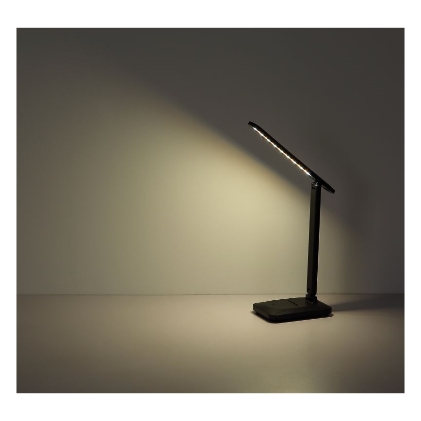 Globo - LED Zatemnitvena namizna svetilka na dotik LED/3W/5V 2800/4000/6500K 1800 mAh črna