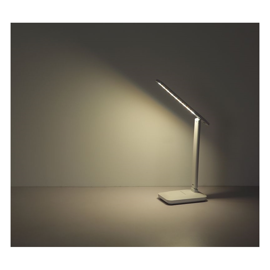 Globo - LED Zatemnitvena polnilna namizna svetilka na dotik LED/3W/5V 2800/4000/6500K 1800 mAh bela