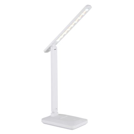 Globo - LED Zatemnitvena polnilna namizna svetilka na dotik LED/3W/5V 2800/4000/6500K 1800 mAh bela