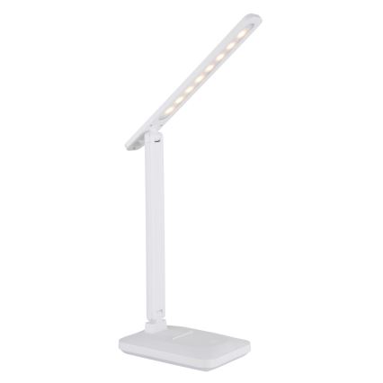 Globo - LED Zatemnitvena polnilna namizna svetilka na dotik LED/3W/5V 2800/4000/6500K 1800 mAh bela